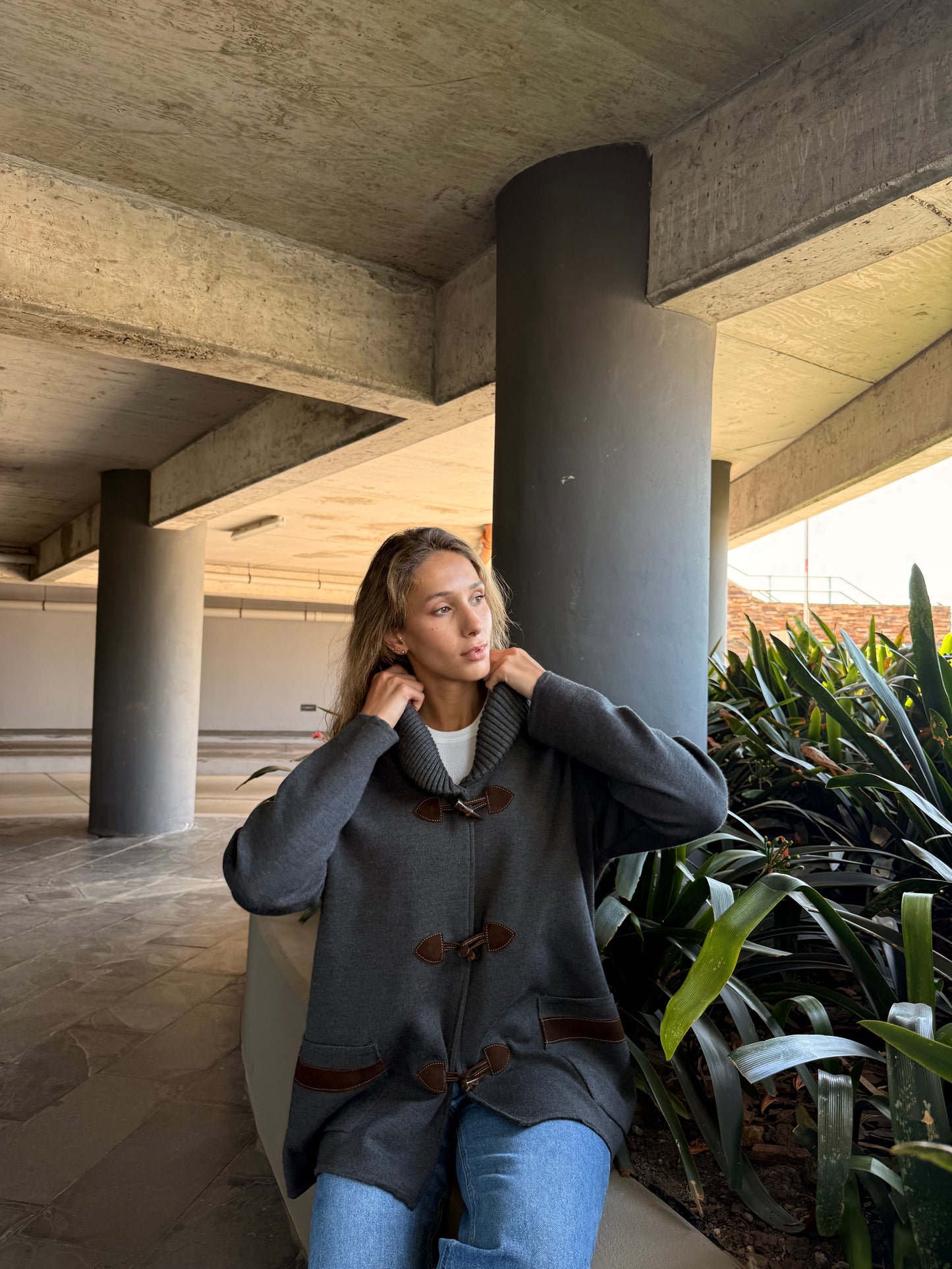 Saco Milan gris
