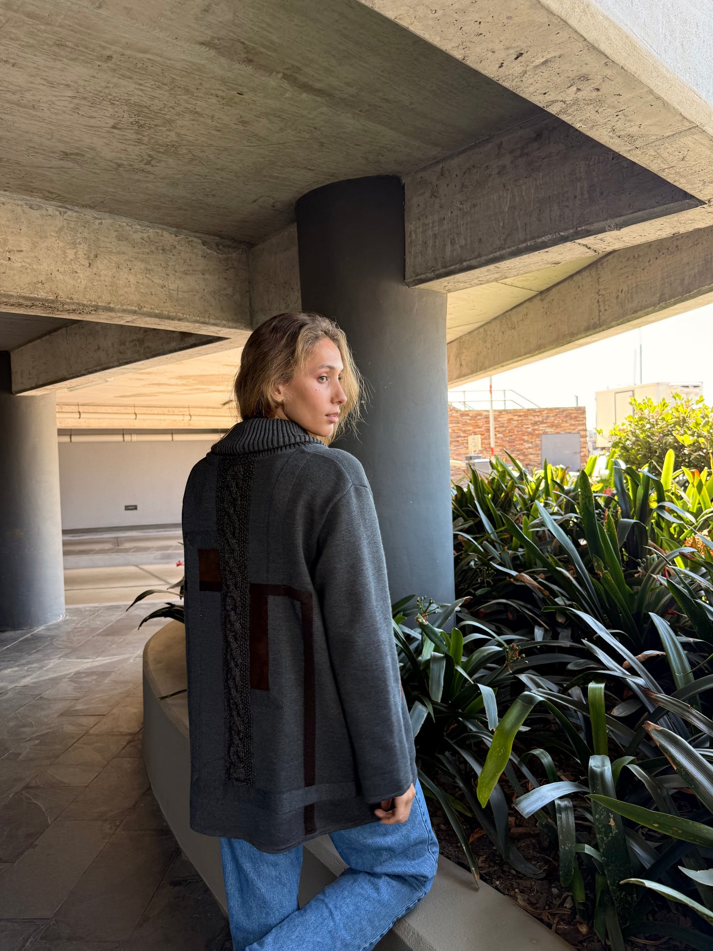 Saco Milan gris