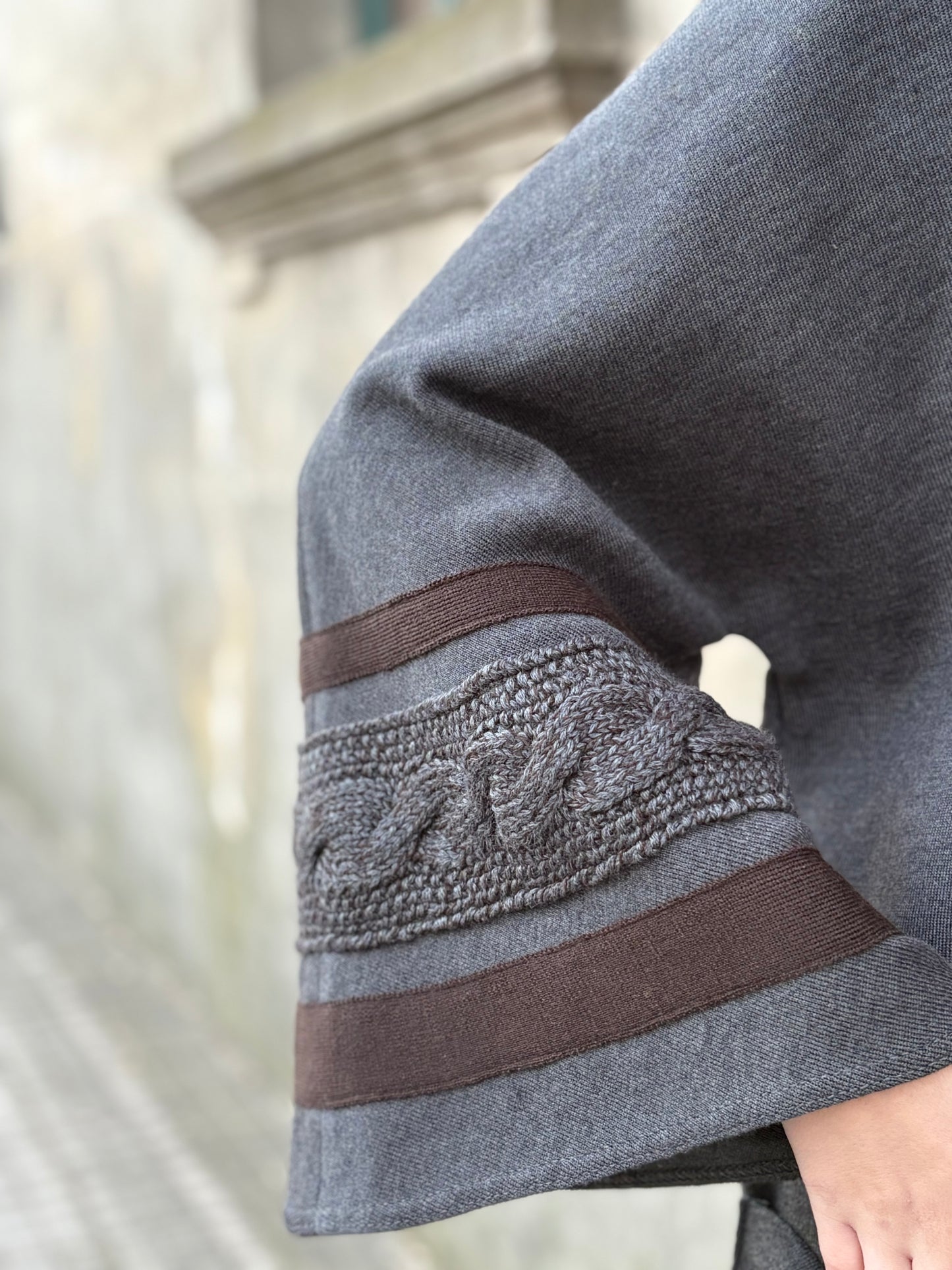 Saco capa - gris
