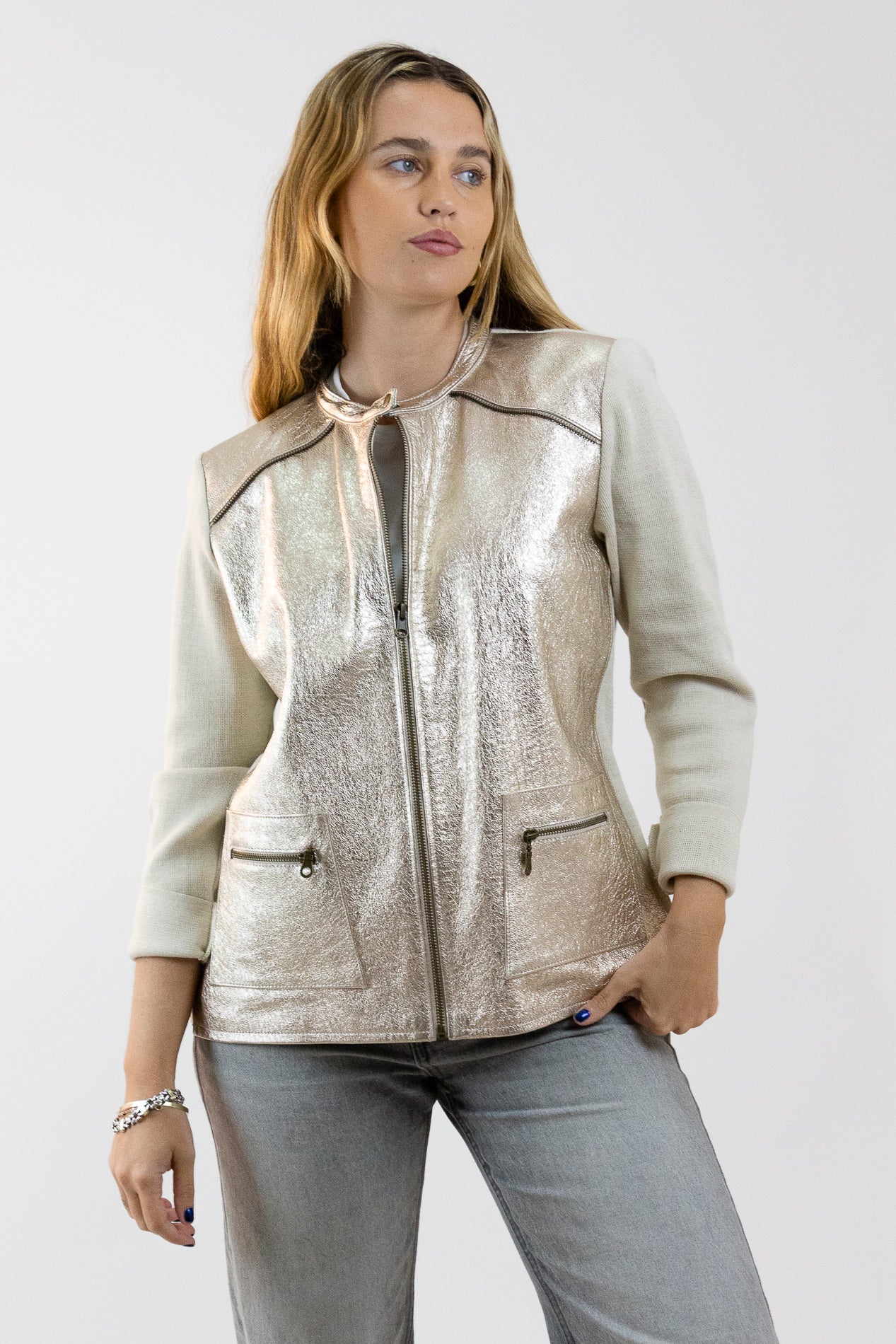 Campera Eva dorado xl