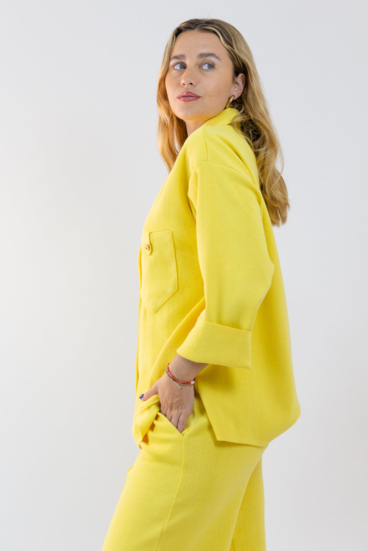 Camisa Helga amarillo talle unico