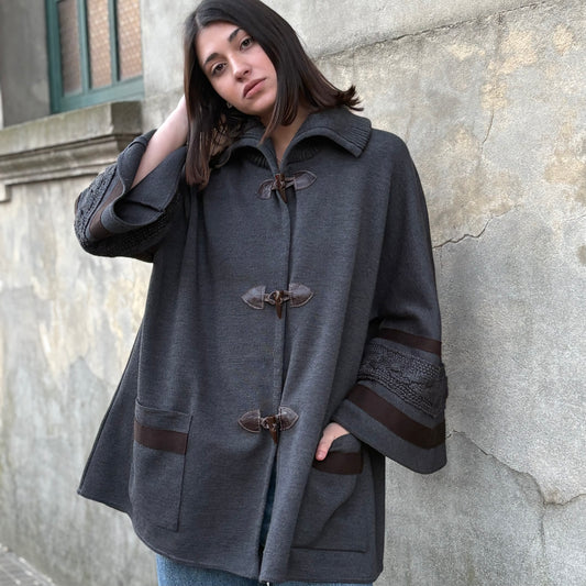 Saco capa - gris