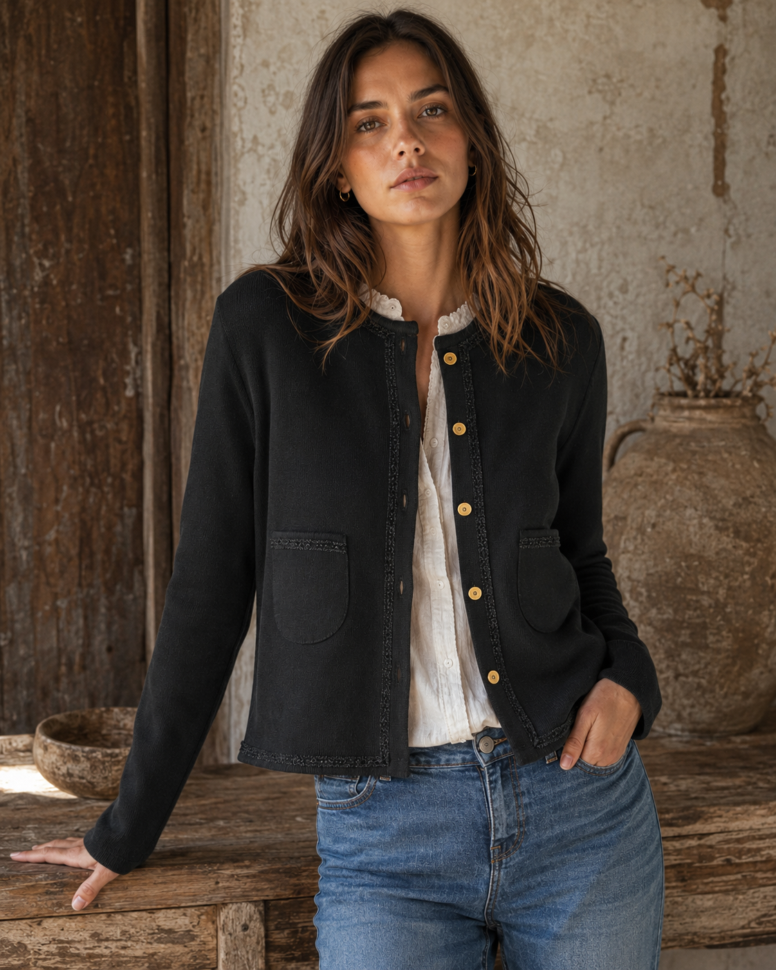 Chaqueta Oliva