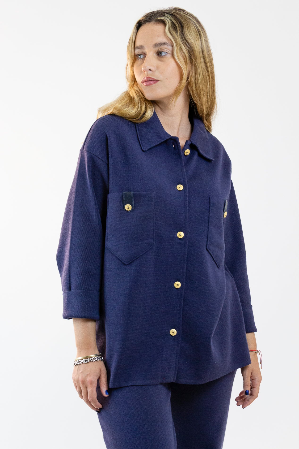 Camisa Helga azul talle unico