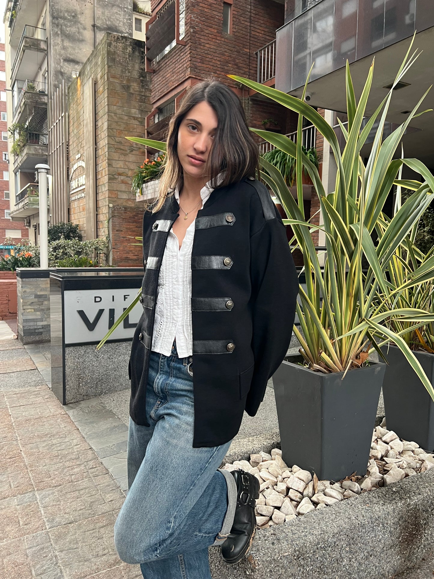 Campera Clohe Negra