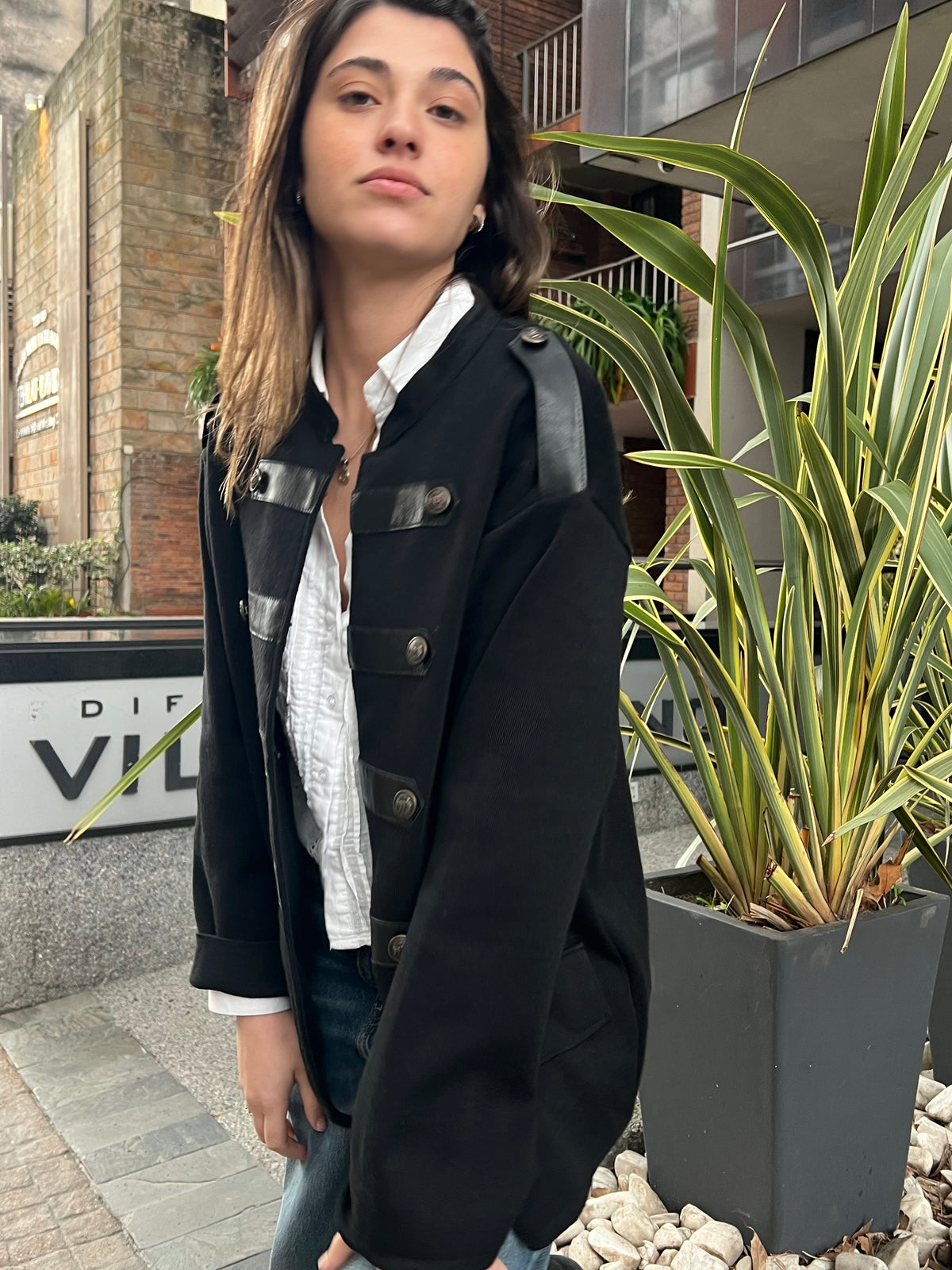 Campera Clohe Negra
