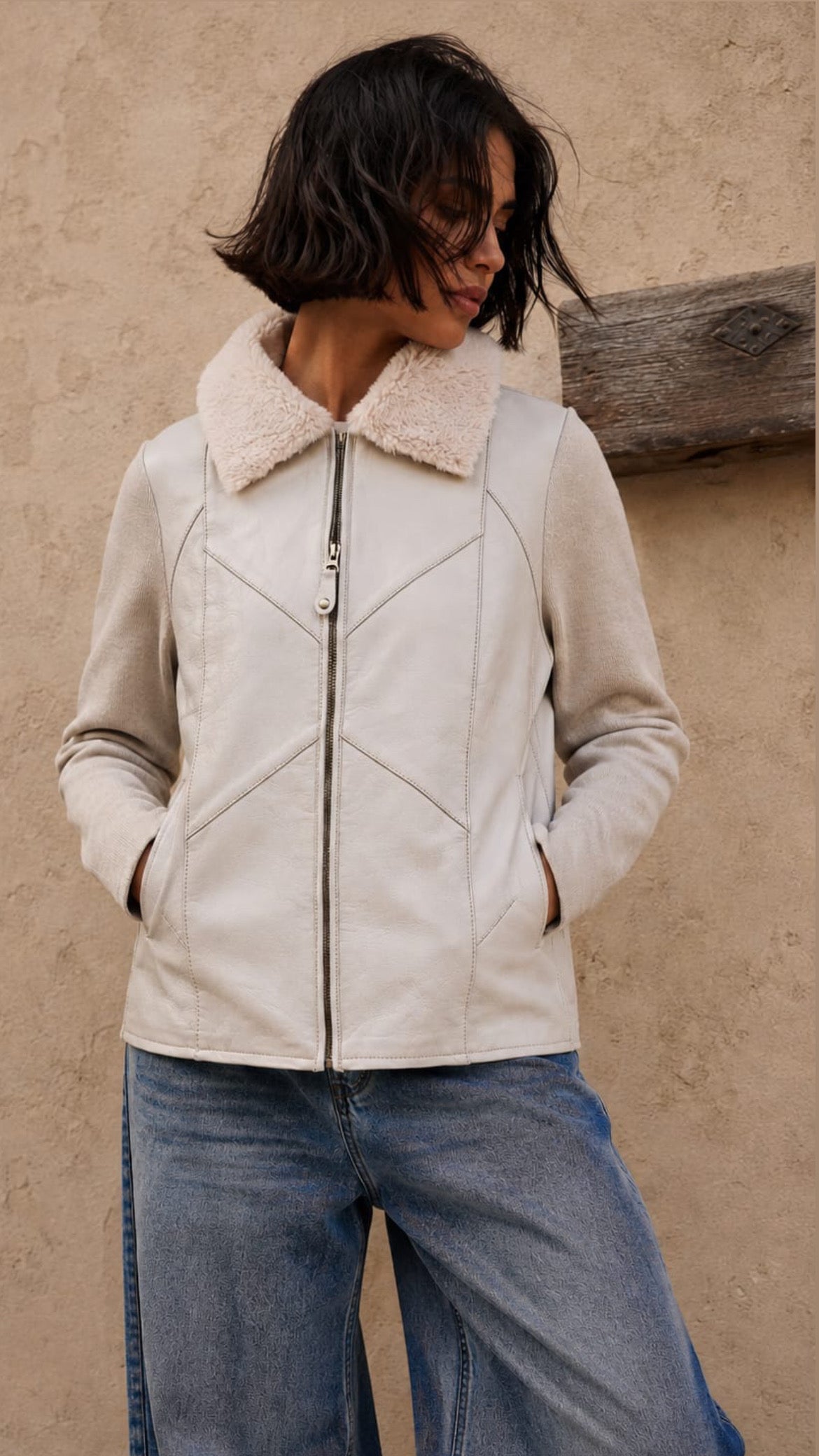 Campera Patch cruda